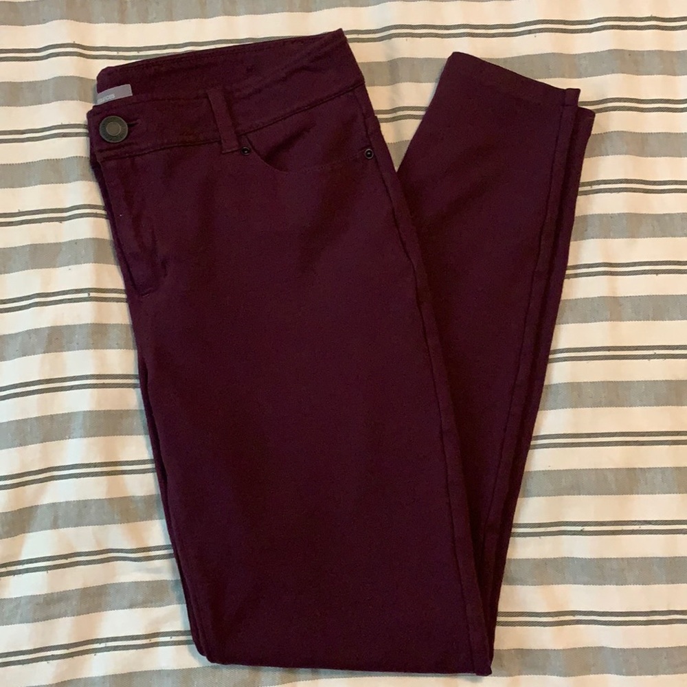 Maurice’s Skinny Ankle Pant - Wine
